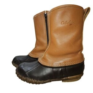 Cabela's Boots Womens Size 6 Leather Duck Waterproof Thinsulate Lined‎ Winter